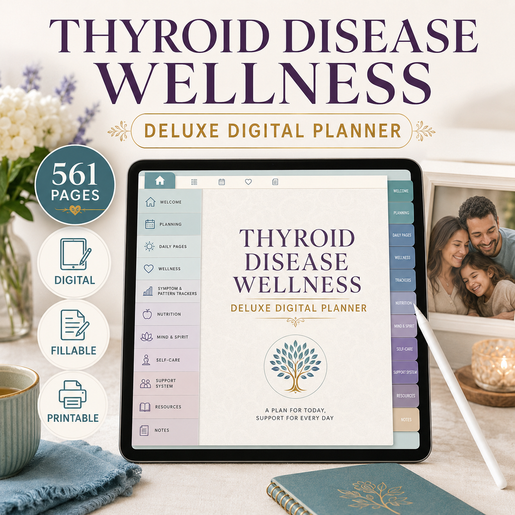 Thyroid Wellness Deluxe Digital Planner — listing image 07
