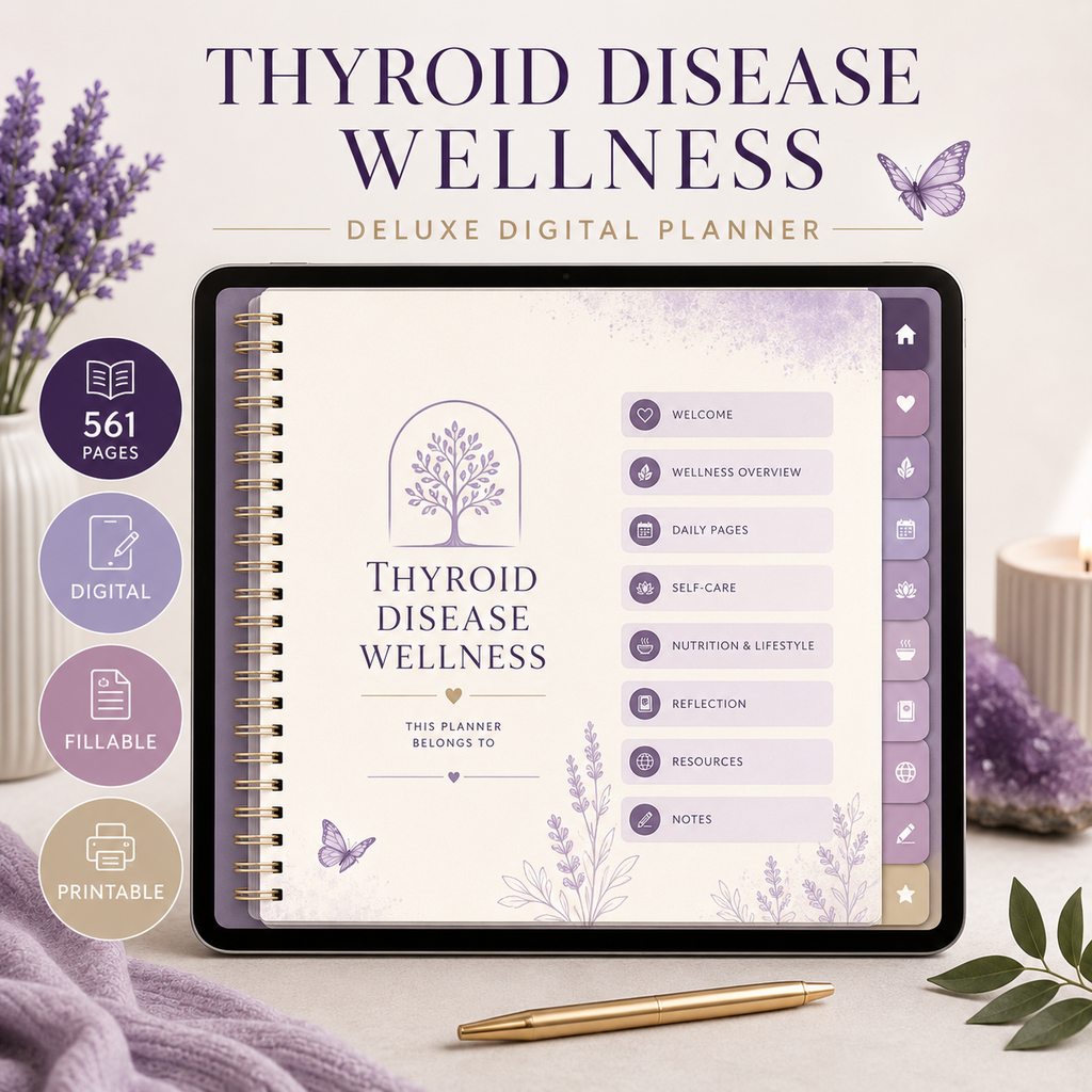 Thyroid Wellness Deluxe Digital Planner — listing image 08