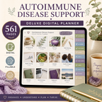 Autoimmune Disease Support Deluxe Digital Planner — listing image 04