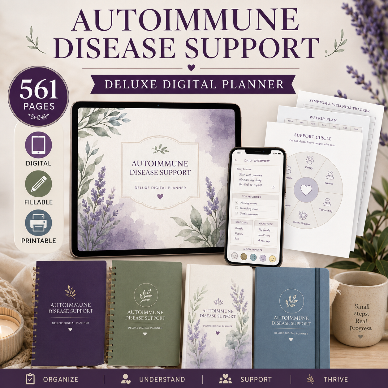 Autoimmune Disease Support Deluxe Digital Planner — listing image 10