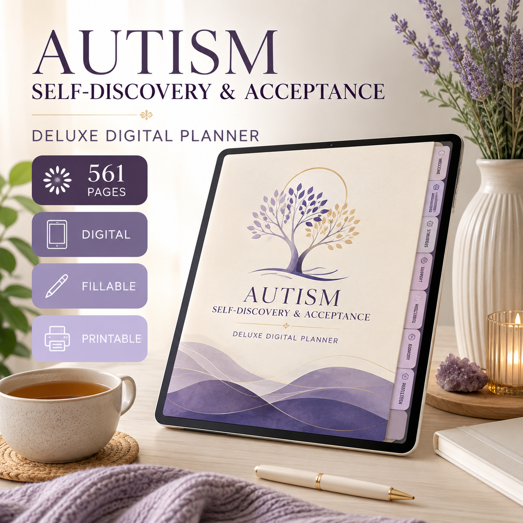 Autism Self-Discovery and Acceptance Deluxe Planner — listing image 08