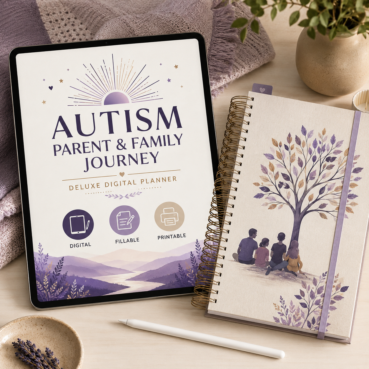 Autism Parent and Family Journey Deluxe Planner — listing image 02