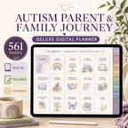 Autism Parent and Family Journey Deluxe Planner — listing image 03