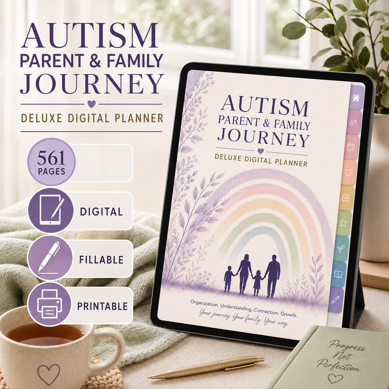 Autism Parent and Family Journey Deluxe Planner — listing image 07