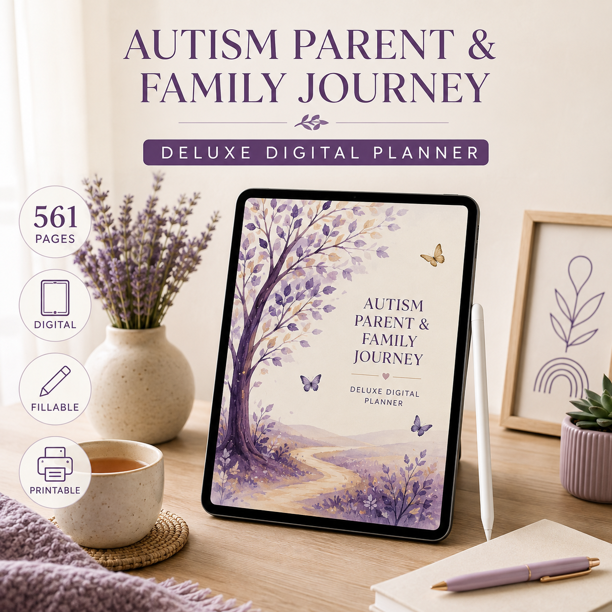 Autism Parent and Family Journey Deluxe Planner — listing image 08