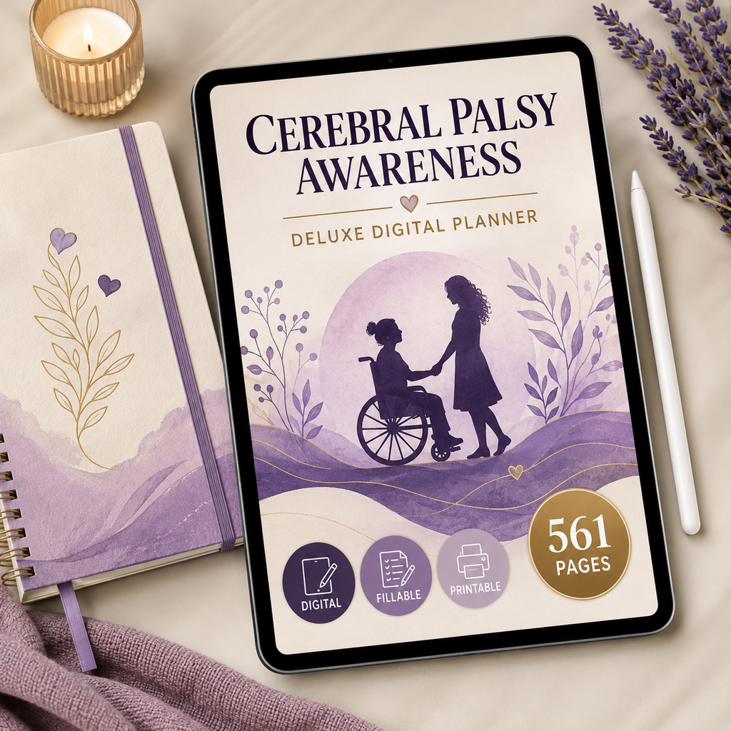 Cerebral Palsy Awareness and Advocacy Deluxe Planner — listing image 02