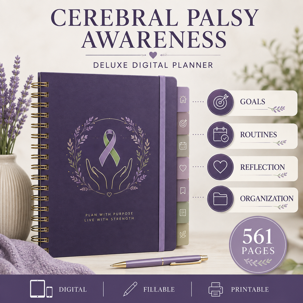Cerebral Palsy Awareness and Advocacy Deluxe Planner — listing image 05