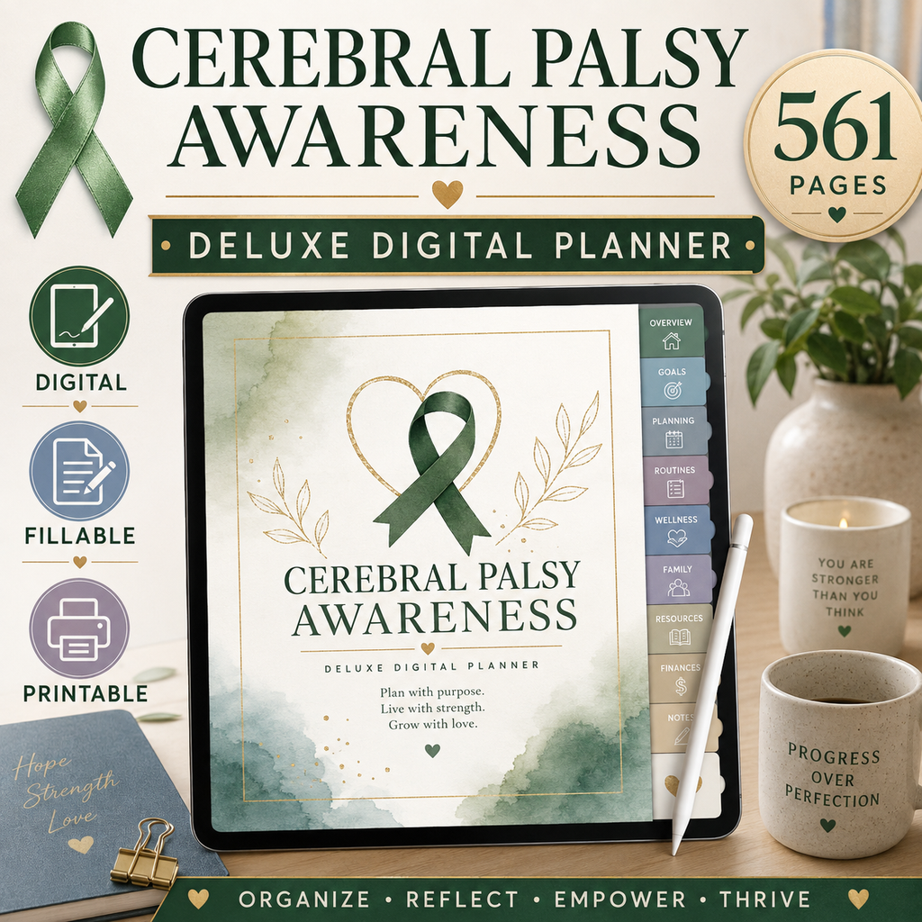 Cerebral Palsy Awareness and Advocacy Deluxe Planner — listing image 06