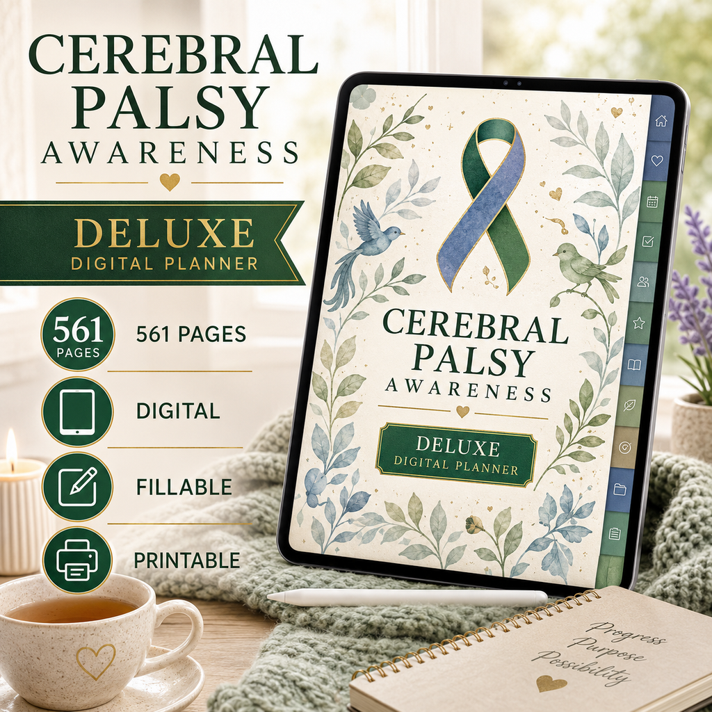 Cerebral Palsy Awareness and Advocacy Deluxe Planner — listing image 07