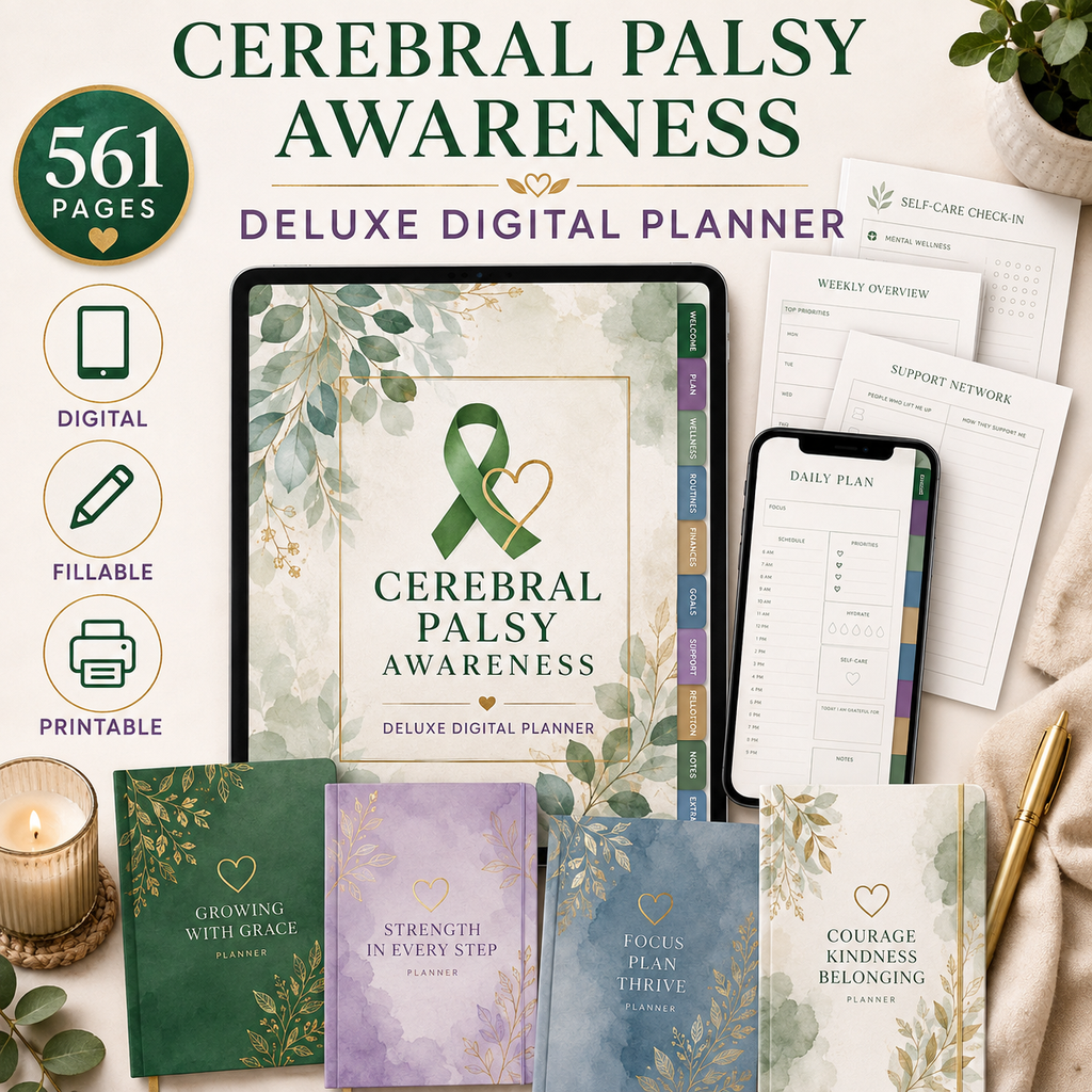 Cerebral Palsy Awareness and Advocacy Deluxe Planner — listing image 09