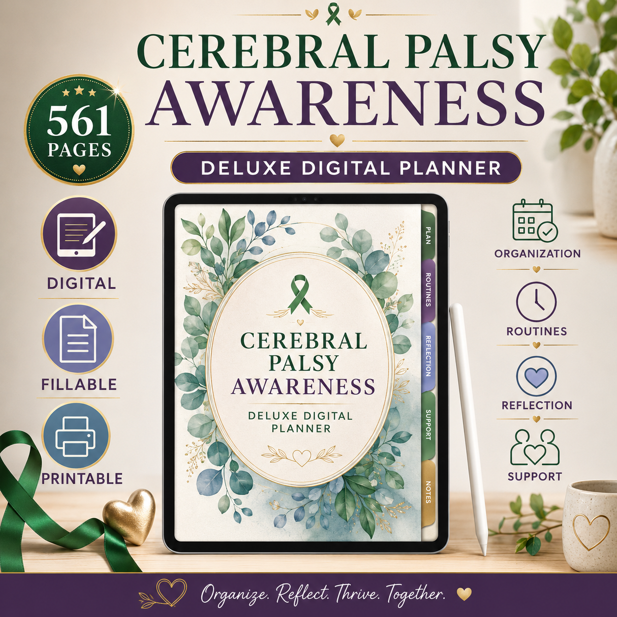 Cerebral Palsy Awareness and Advocacy Deluxe Planner — listing image 10