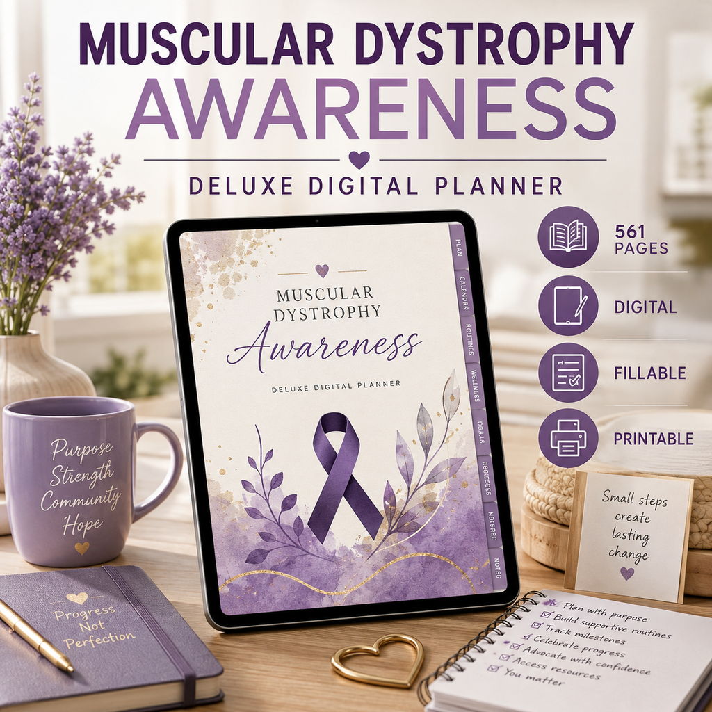 Muscular Dystrophy Awareness and Support Deluxe Planner — listing image 10