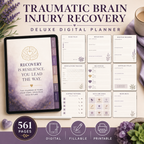 Traumatic Brain Injury Recovery Support Deluxe Planner — listing image 02