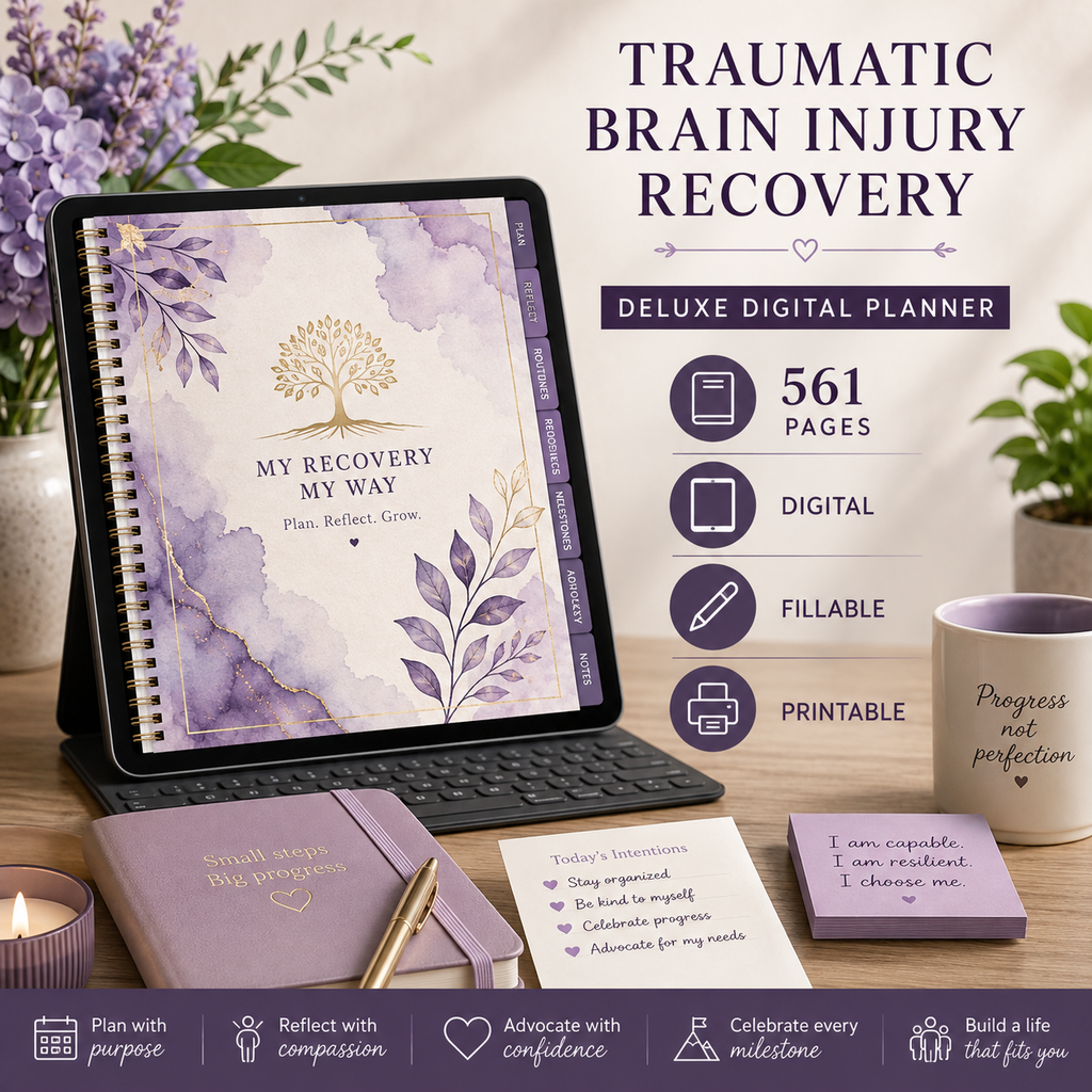 Traumatic Brain Injury Recovery Support Deluxe Planner — listing image 10