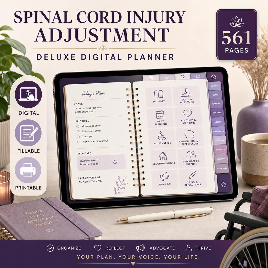 Spinal Cord Injury Adjustment Deluxe Digital Planner — listing image 04