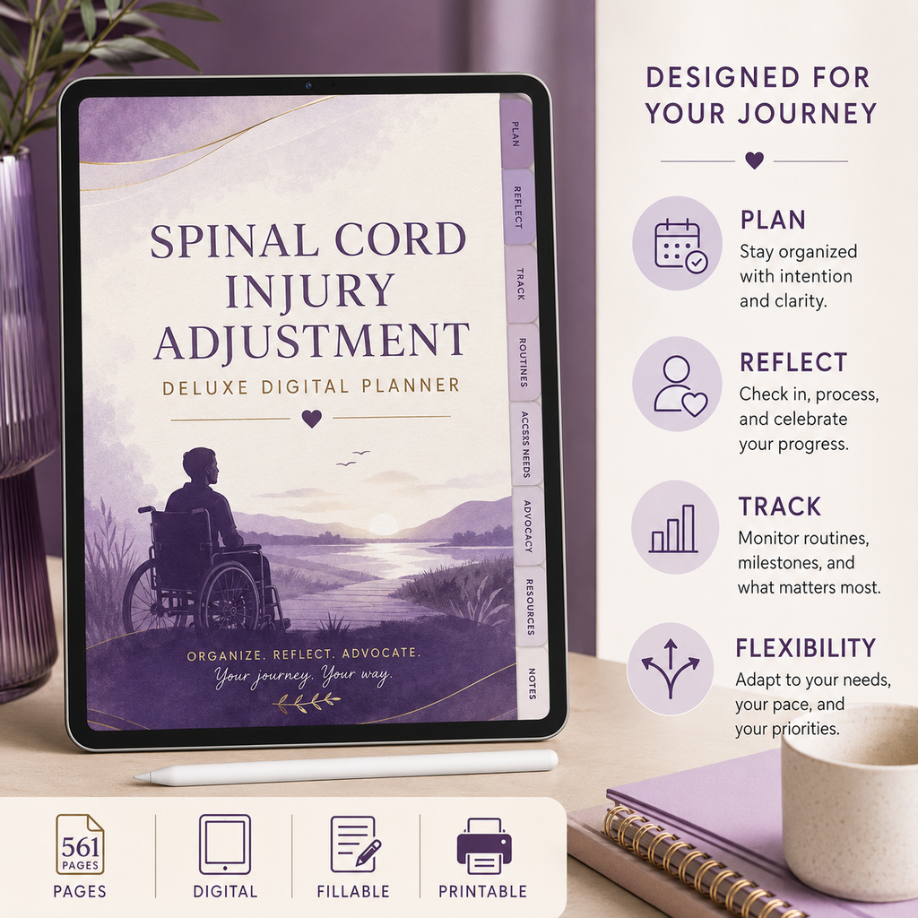 Spinal Cord Injury Adjustment Deluxe Digital Planner — listing image 07