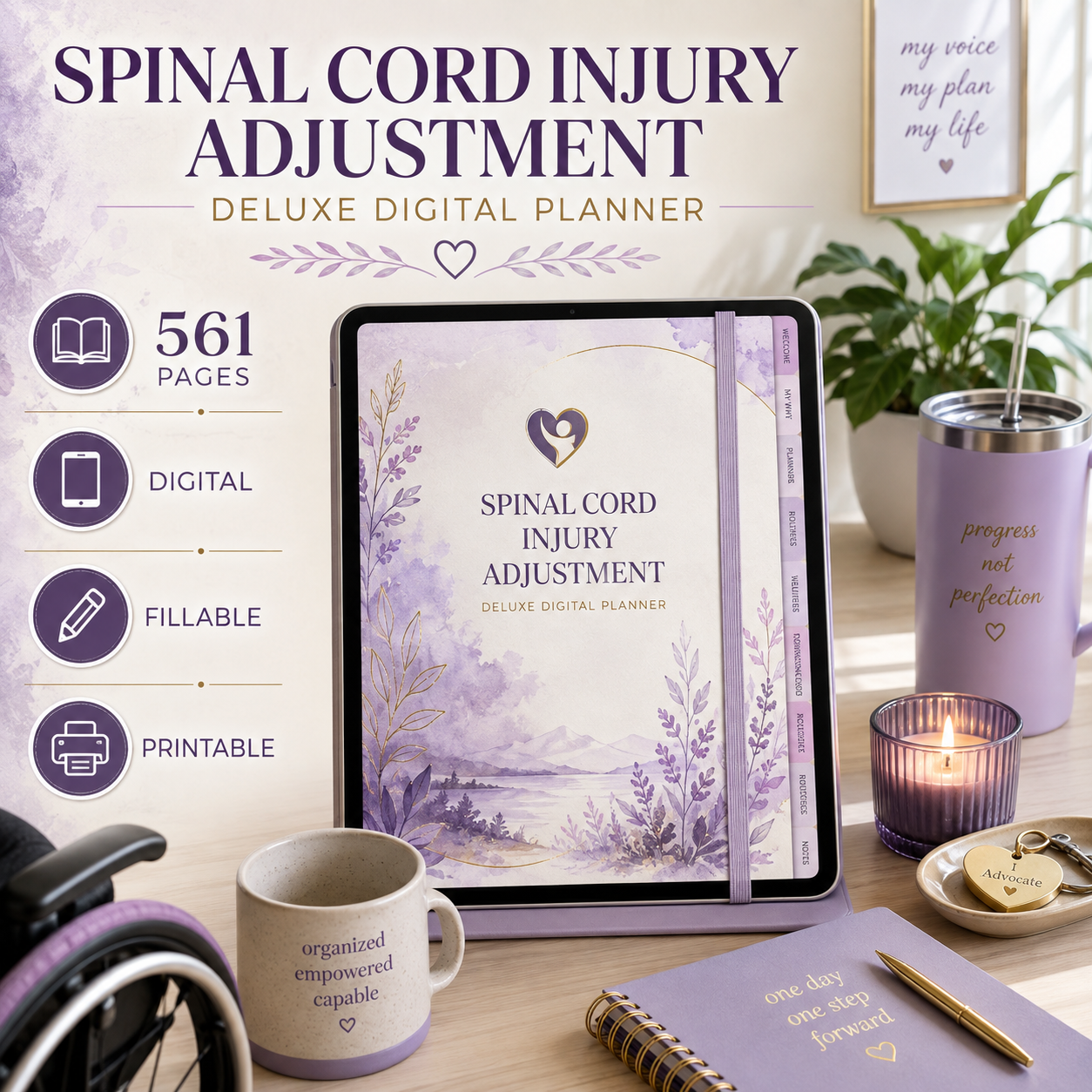 Spinal Cord Injury Adjustment Deluxe Digital Planner — listing image 10