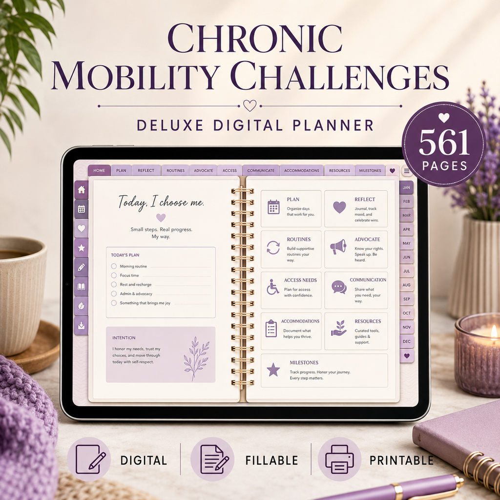Chronic Mobility Challenges Deluxe Digital Planner — listing image 04