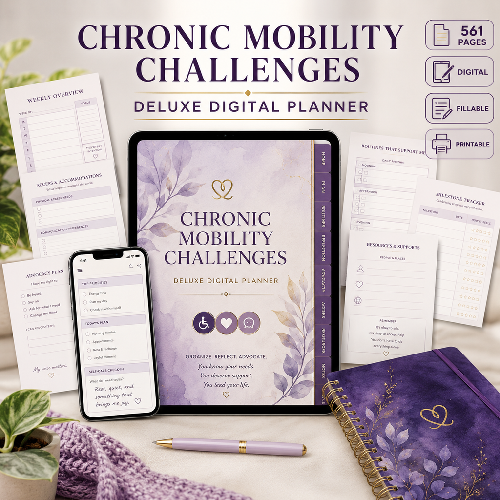 Chronic Mobility Challenges Deluxe Digital Planner — listing image 06