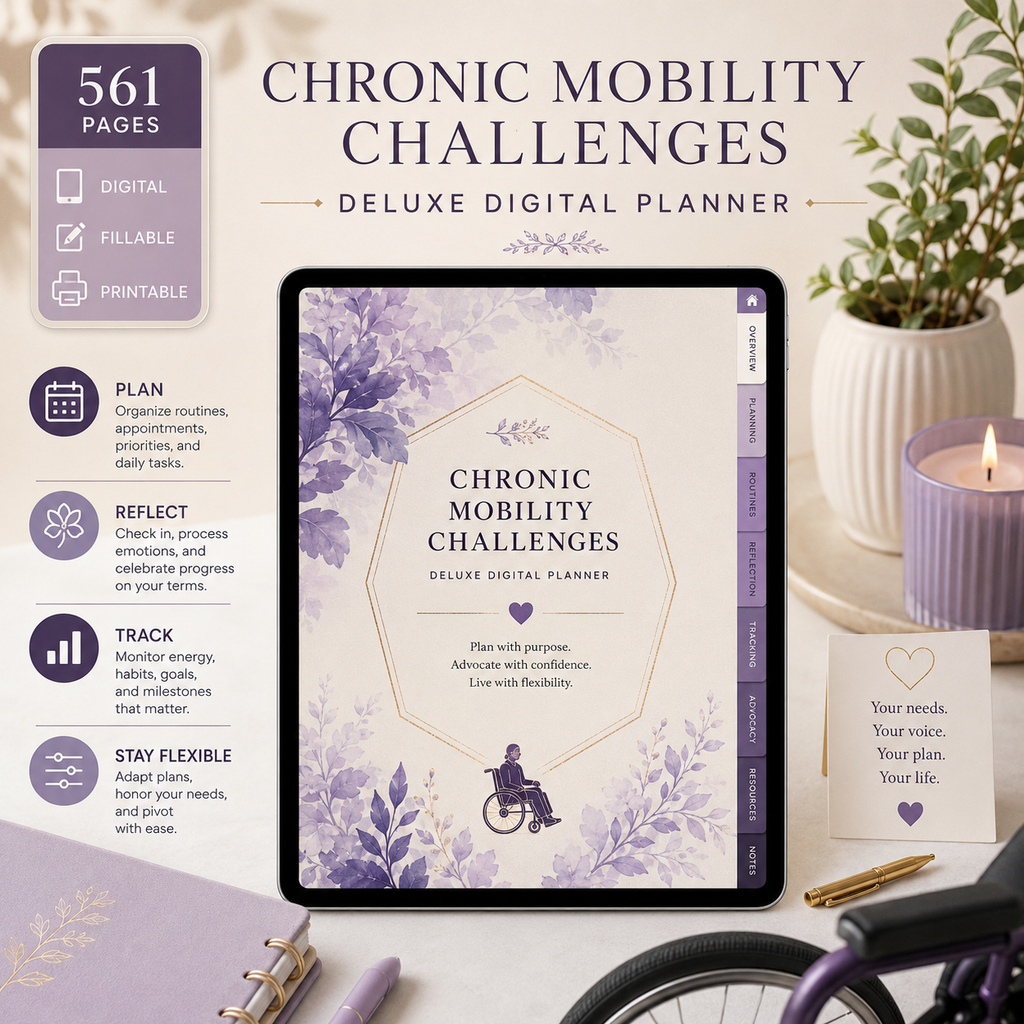 Chronic Mobility Challenges Deluxe Digital Planner — listing image 07