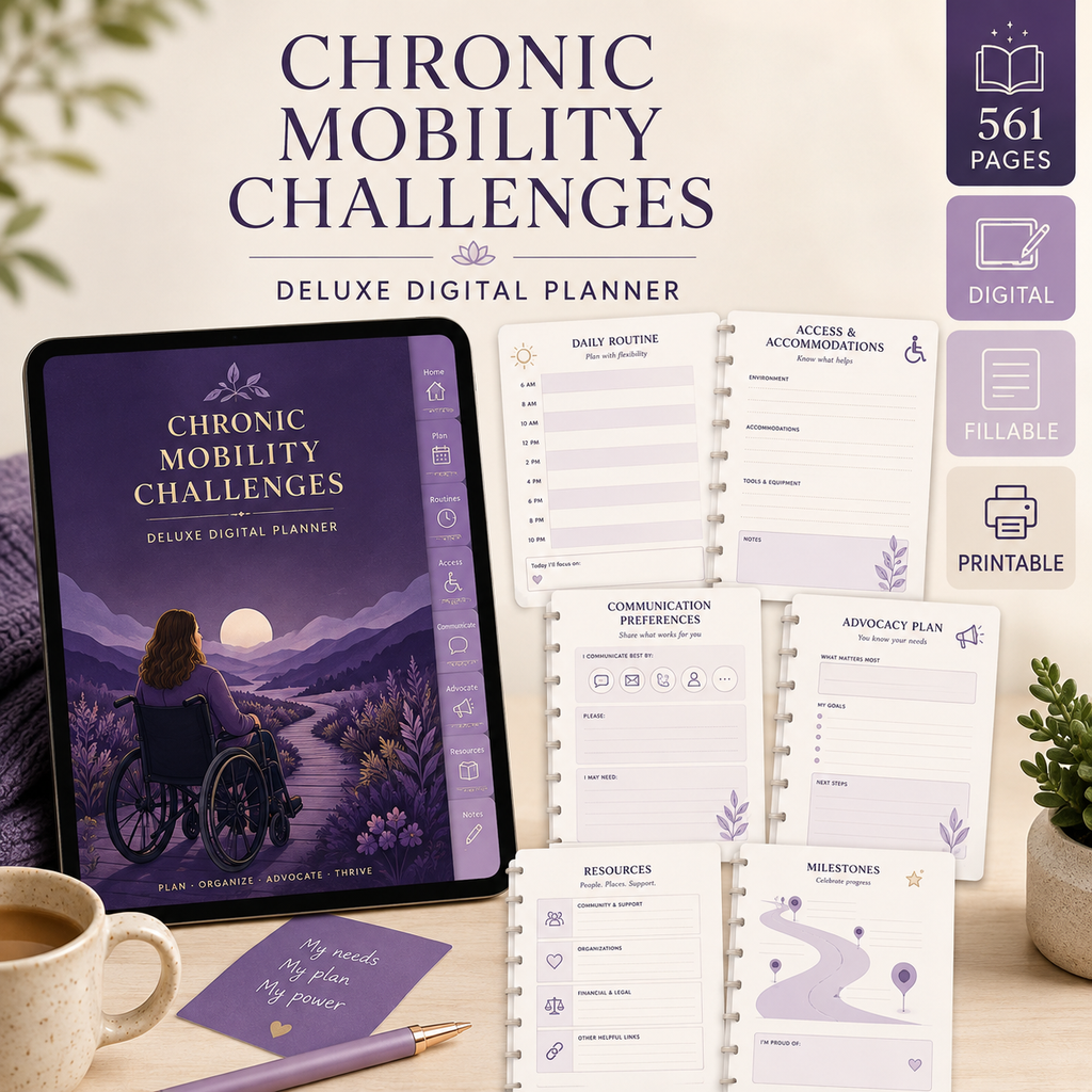 Chronic Mobility Challenges Deluxe Digital Planner — listing image 08