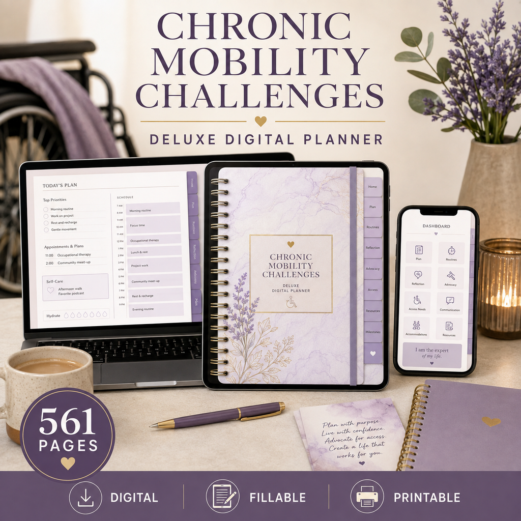 Chronic Mobility Challenges Deluxe Digital Planner — listing image 09