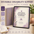 Invisible Disability Support Deluxe Digital Planner listing image 1 of 10