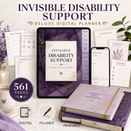 Invisible Disability Support Deluxe Digital Planner — listing image 06