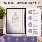 Invisible Disability Support Deluxe Digital Planner — listing image 07