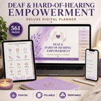 Deaf and Hard-of-Hearing Empowerment Deluxe Planner — listing image 09