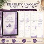 Disability Advocacy and Self-Advocacy Deluxe Planner — listing image 02