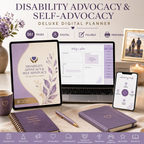 Disability Advocacy and Self-Advocacy Deluxe Planner — listing image 09