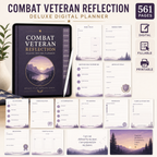 Combat Veteran Reflection Deluxe Digital Planner — listing image 02