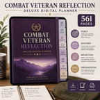 Combat Veteran Reflection Deluxe Digital Planner — listing image 03