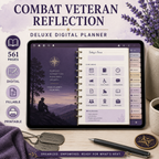 Combat Veteran Reflection Deluxe Digital Planner — listing image 04