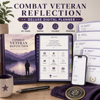 Combat Veteran Reflection Deluxe Digital Planner — listing image 06