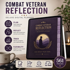 Combat Veteran Reflection Deluxe Digital Planner — listing image 07