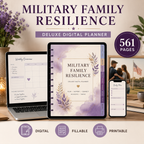 Military Family Resilience Deluxe Digital Planner — listing image 09