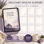 Military Spouse Support Deluxe Digital Planner — listing image 02
