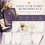 Gold Star Family Remembrance Deluxe Digital Planner — listing image 02