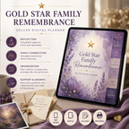 Gold Star Family Remembrance Deluxe Digital Planner — listing image 03