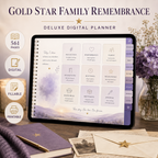 Gold Star Family Remembrance Deluxe Digital Planner — listing image 04