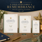 Gold Star Family Remembrance Deluxe Digital Planner — listing image 06