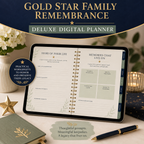 Gold Star Family Remembrance Deluxe Digital Planner — listing image 07