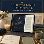 Gold Star Family Remembrance Deluxe Digital Planner — listing image 08