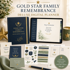 Gold Star Family Remembrance Deluxe Digital Planner — listing image 09