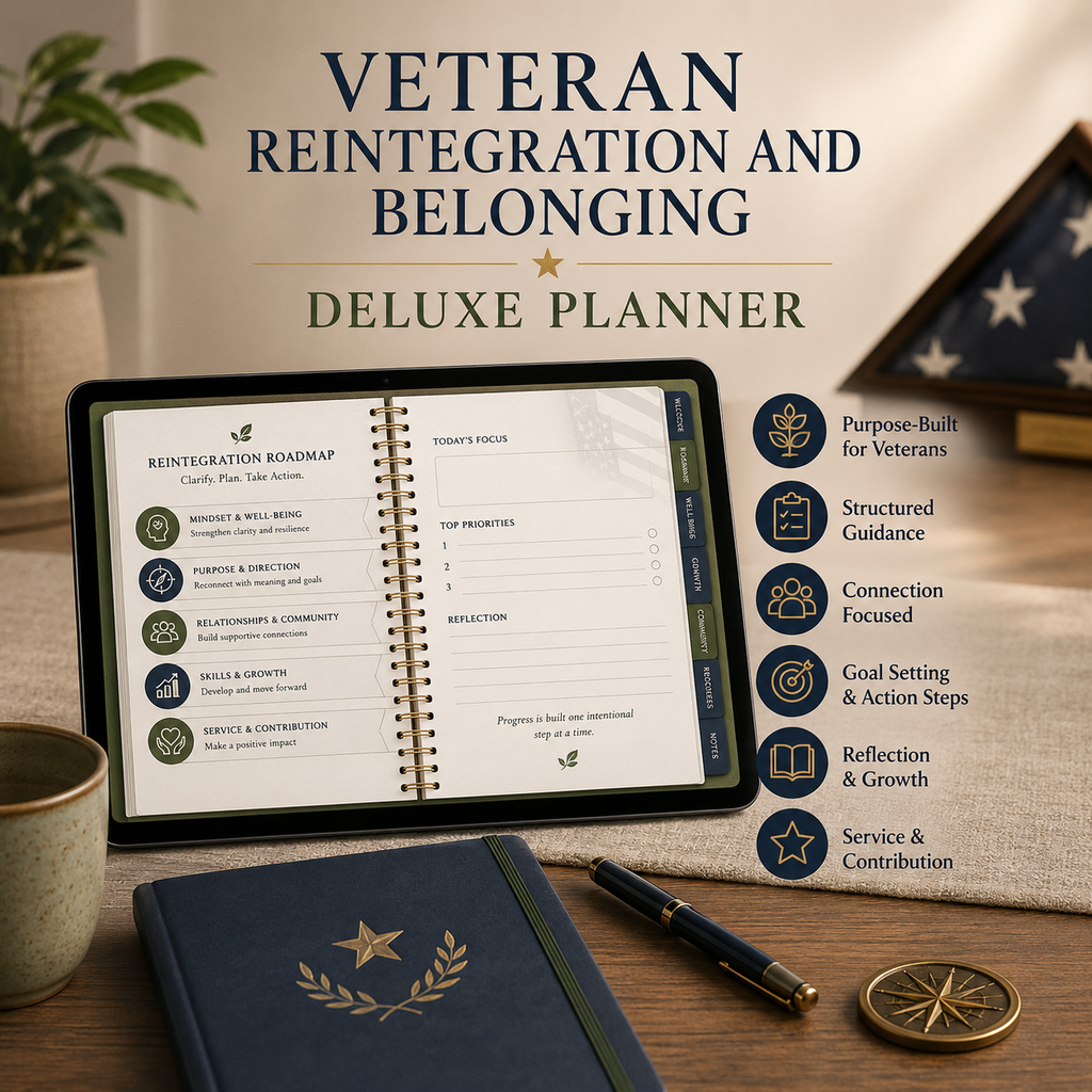Veteran Reintegration and Belonging Deluxe Planner — listing image 03