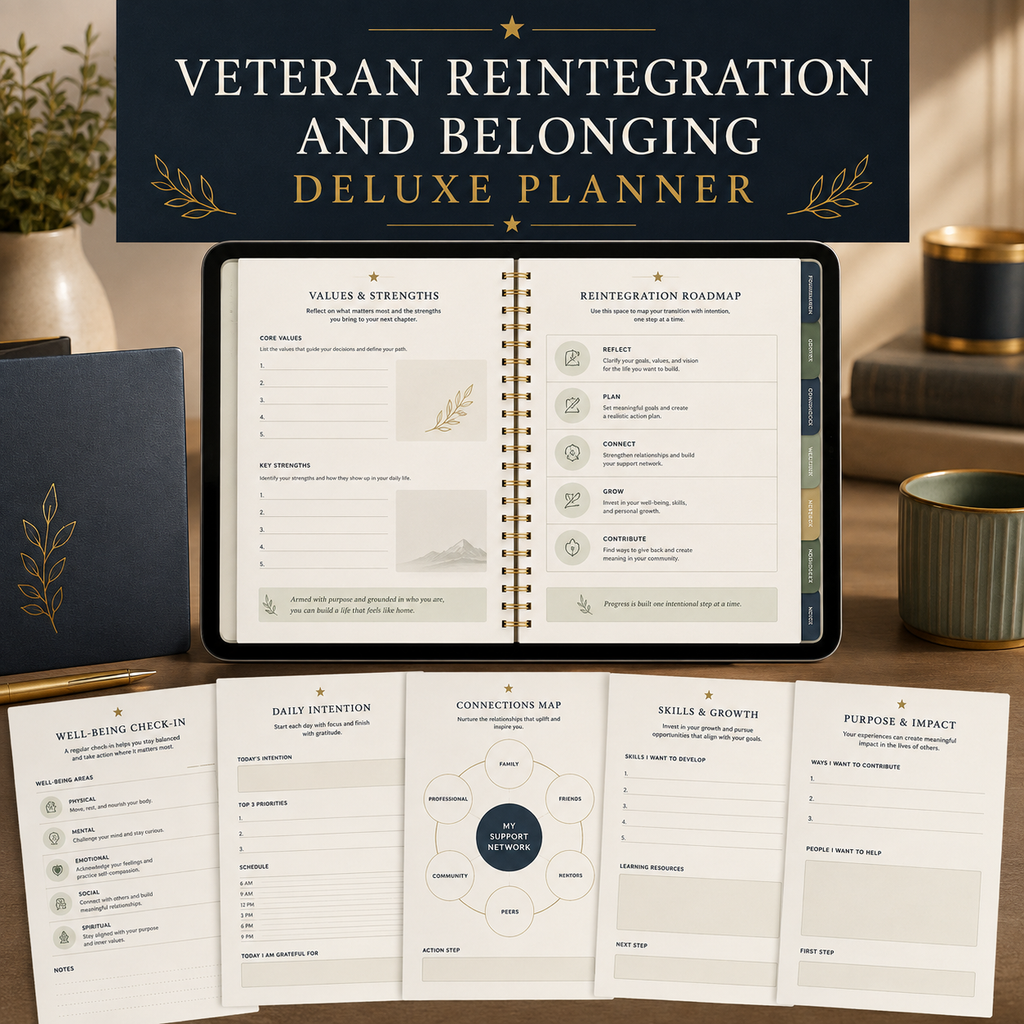 Veteran Reintegration and Belonging Deluxe Planner — listing image 04
