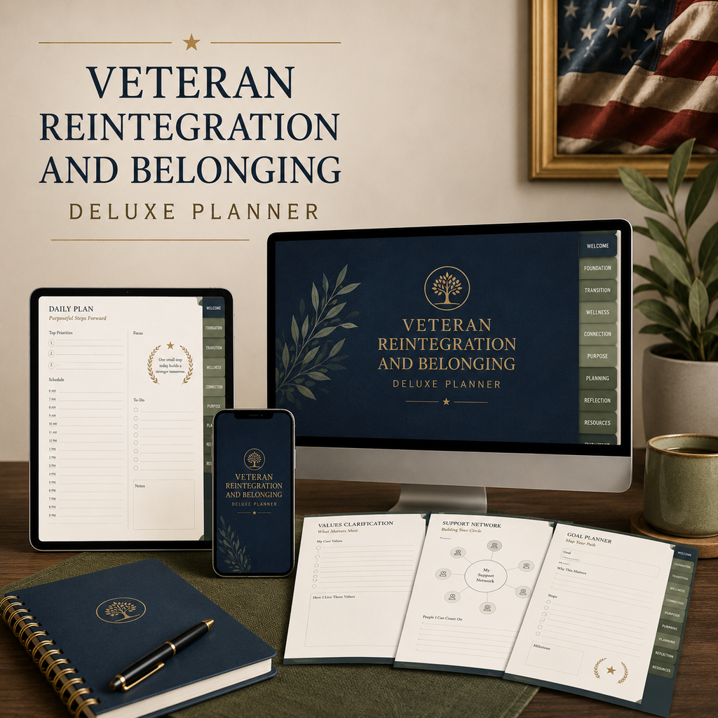 Veteran Reintegration and Belonging Deluxe Planner — listing image 05