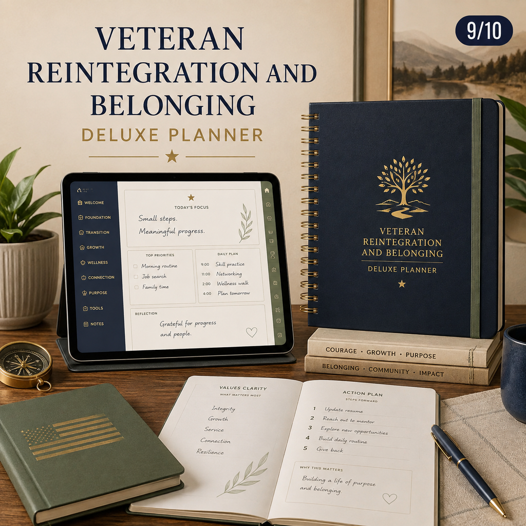 Veteran Reintegration and Belonging Deluxe Planner — listing image 08